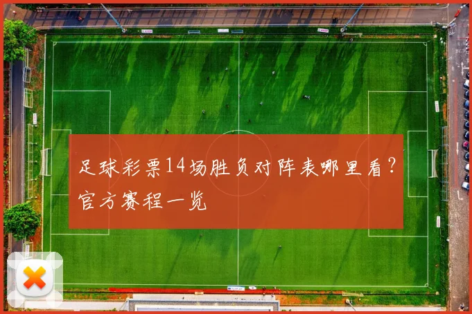 足球彩票14场胜负对阵表哪里看?官方赛程一览